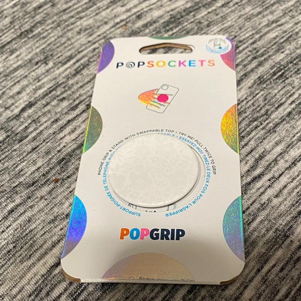 PopSocket PopGrip Iridescent White